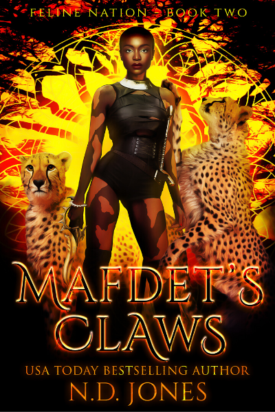 Mafdet's Claws African American Urban Fantasy by ND Jones