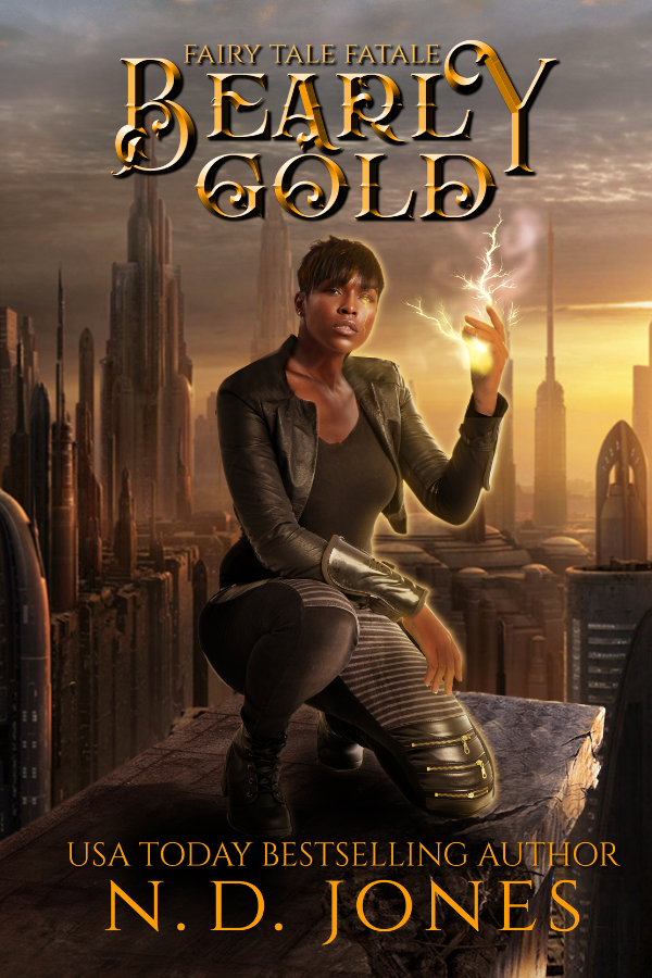 Bearly Gold A Goldilocks Retelling by ND Jones Black fantasy Author